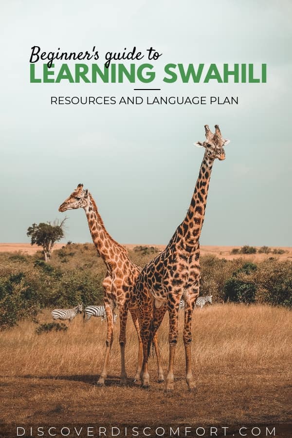 Language resource and plan for learning Swahili. Swahili is spoken by around 100 million speakers. It is the national language for Tanzania, Kenya, Uganda and the lingua franca for much of East Africa. Learning a bit of this beautiful language before traveling to this region is a great way to take your experience to the next level and truly experience the region’s culture.
