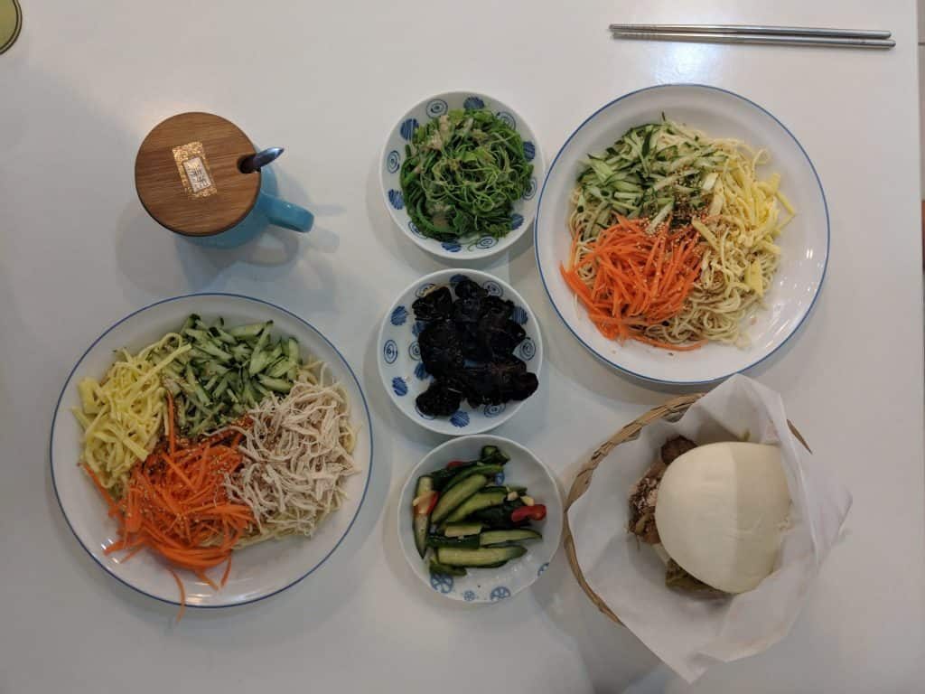 Eating Healthy in Taiwan Taipei - set meals