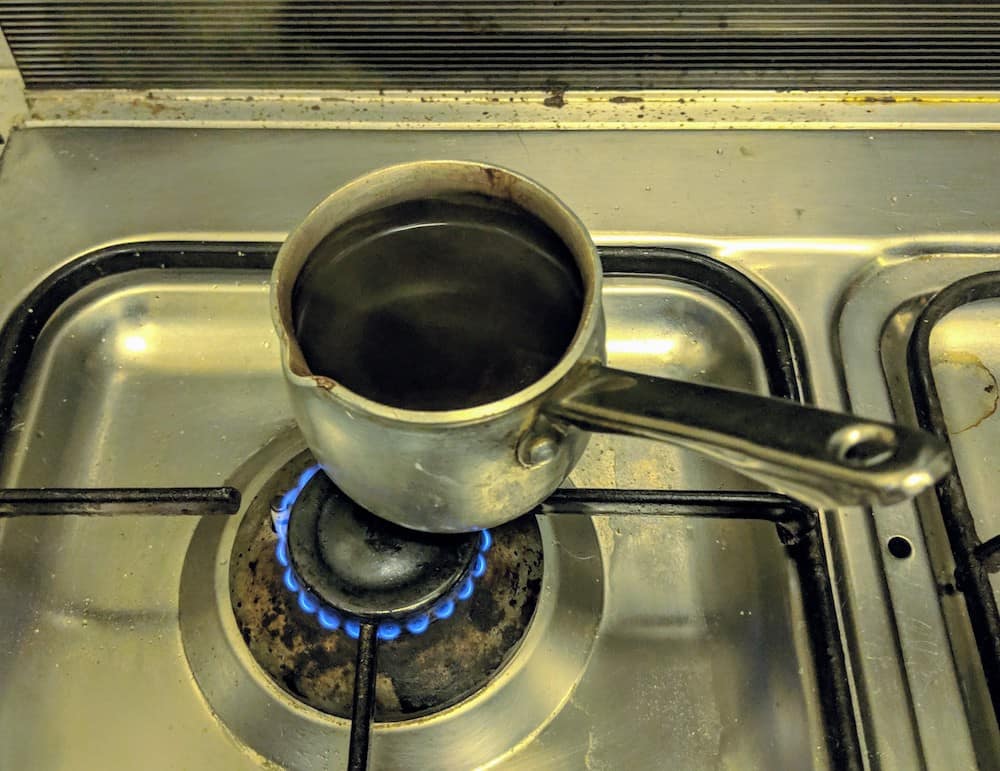 How to make Arabic Coffee: Arabic coffee cooking kanaka in Egypt