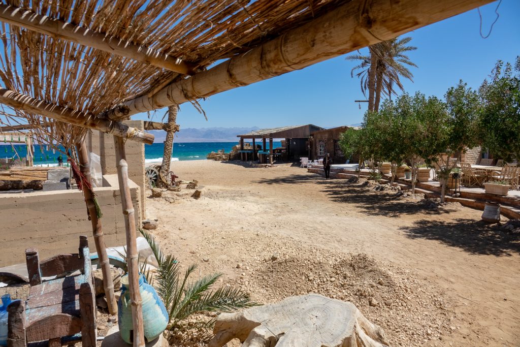 The view at Habiba Community Village in Nuweiba in Sinai, Egypt