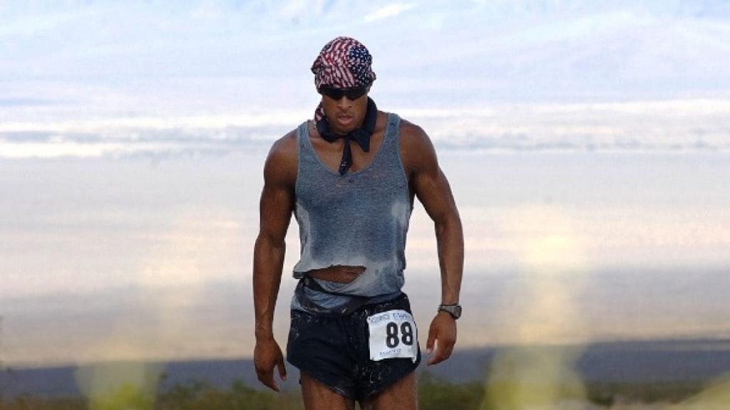 David Goggins, a famous ultra marathoner, who wrote "can't hurt me".