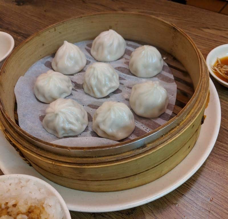 Shanghai dumplings in Taiwan