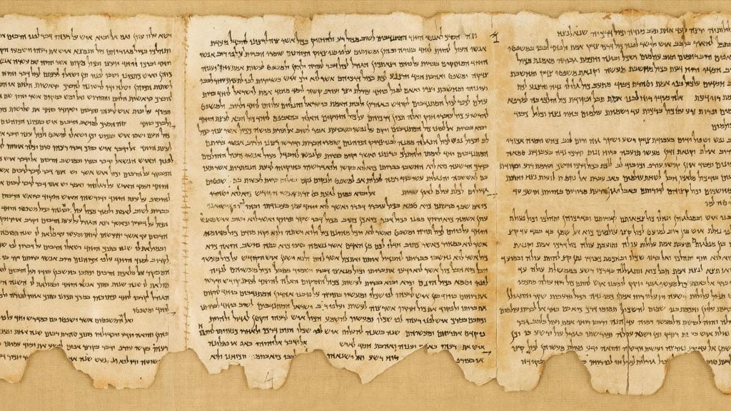 The dead see scrolls, an important part of the history of Hebrew.