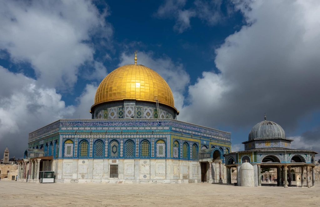 The Al Aqsa mosque in Jerusalem is built on the holiest site for Jews, the Temple Mount.
