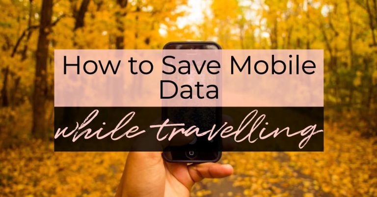 How to Use Less Mobile Cellular Data while Travelling