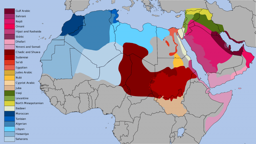 Arabic Dialects Compared: Maghrebi, Egyptian, Levantine, Hejazi, Gulf, and MSA 1
