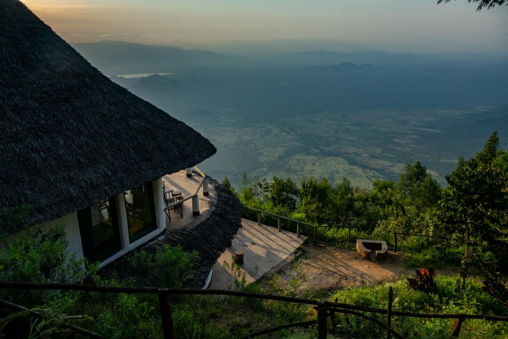Hiking the Usambara Mountains in Tanzania - The view where we stayed on the last night