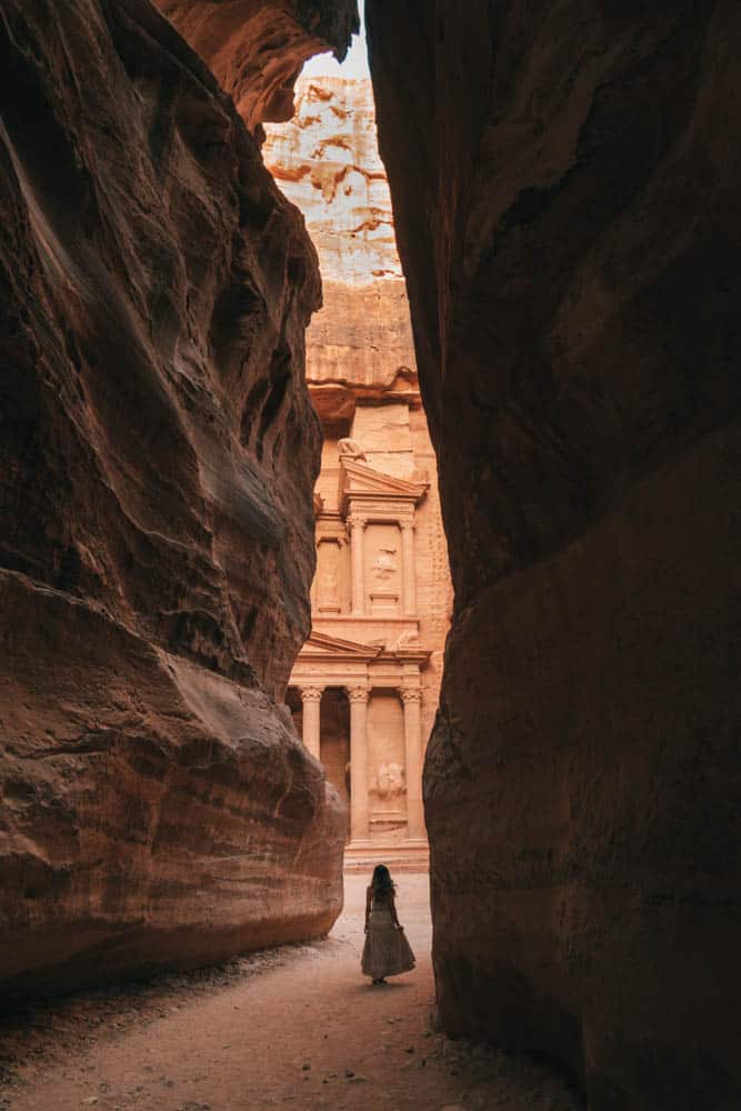 Visiting Petra is all about visiting The Treasury