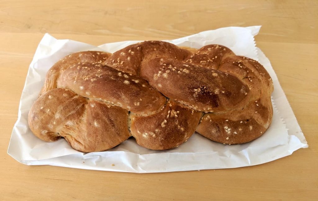 Challah bread in Tel Aviv, Israel