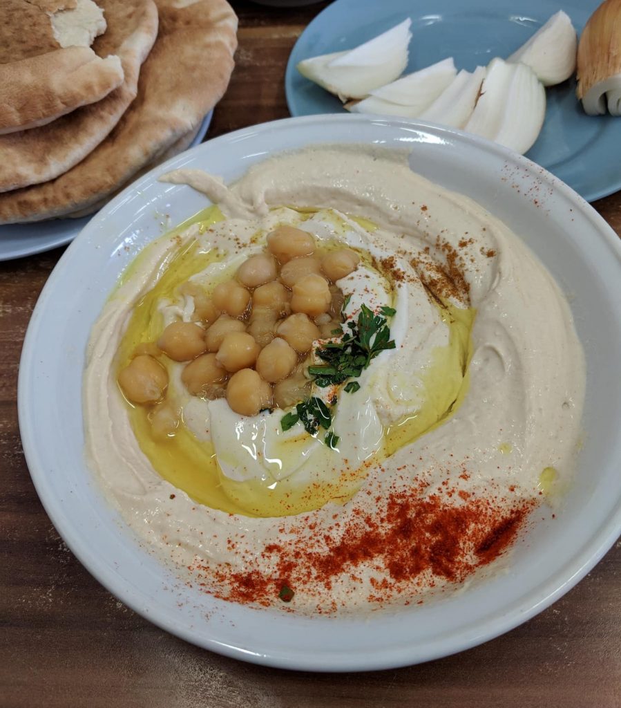 Hummus from Abu Hassan in Tel Aviv, Israel