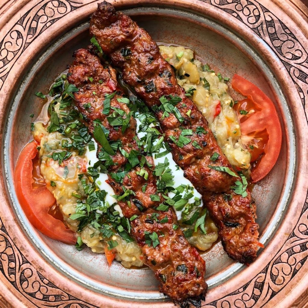 A kebab plate at Urfa Durum, the best kebabs in Paris. Part of our Ethnic Food Guide to Paris
