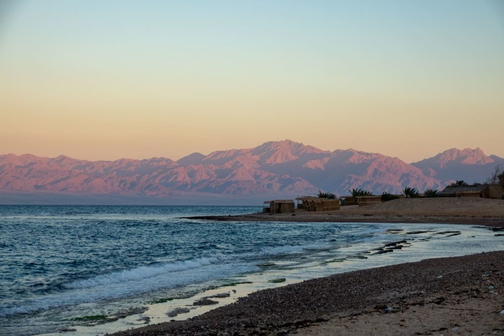 View of Saudi Arabia in the Sinai Peninsula