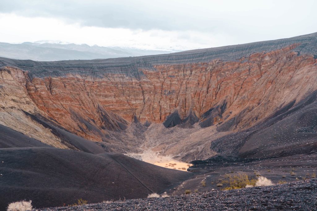 Ubehebe Crater Volcano in Death Valley