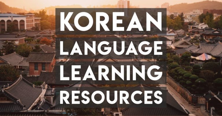 Korean Language Resources — Our Favourites / What We Used