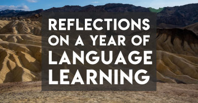 Reflections on a Year of Learning Languages