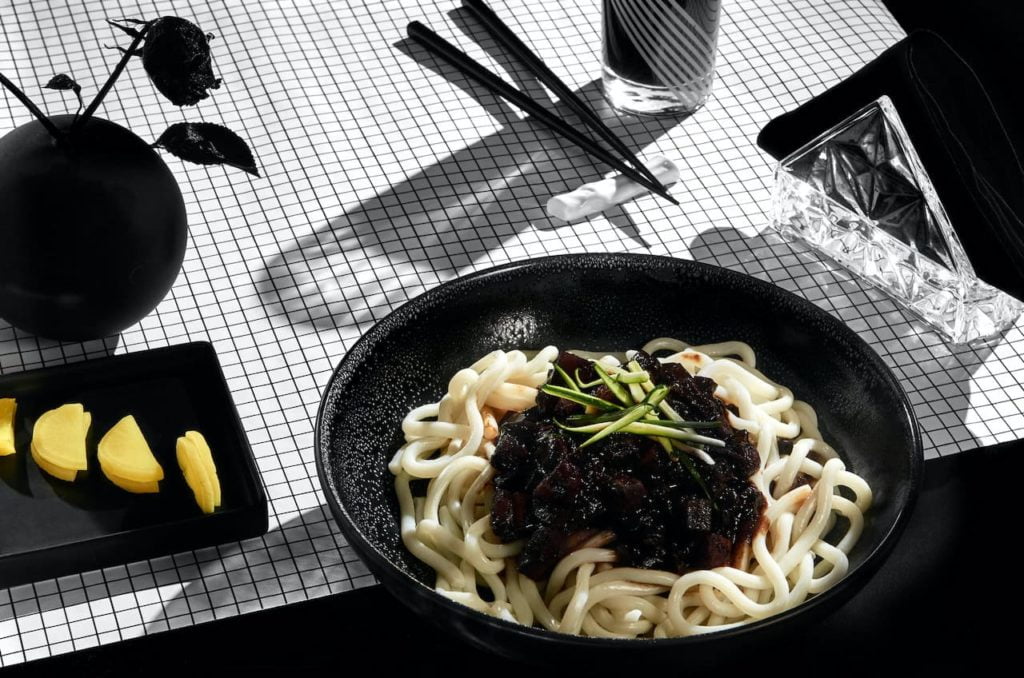 Jjajangmyeon noodles - popular noodle dish in Korea