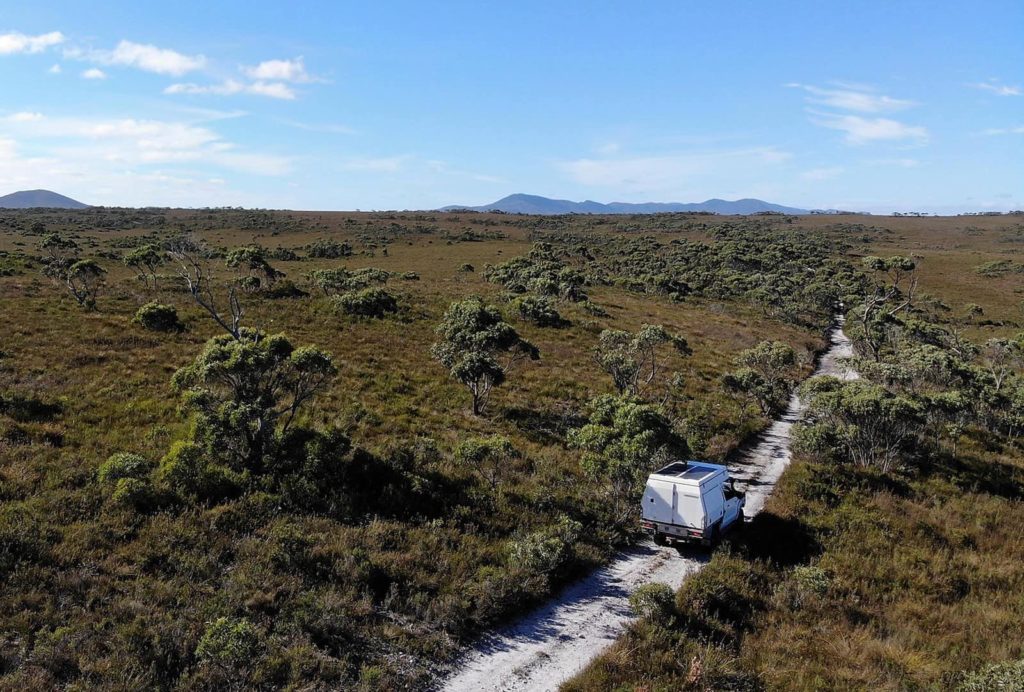 4x4 camper in Australian outback