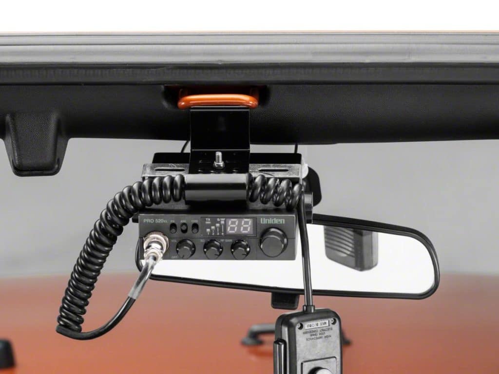 CB radio installed in a 4x4 truck channels to use