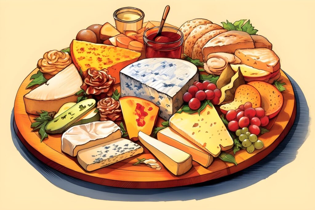Cheese around the world graphic cover art