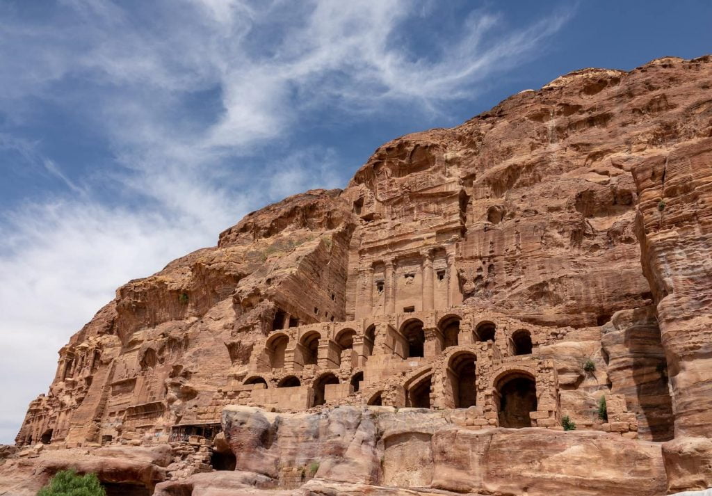 Petra, Jordan, where Levantine Arabic is spoken. Photo copyright Discover Discomfort 2019