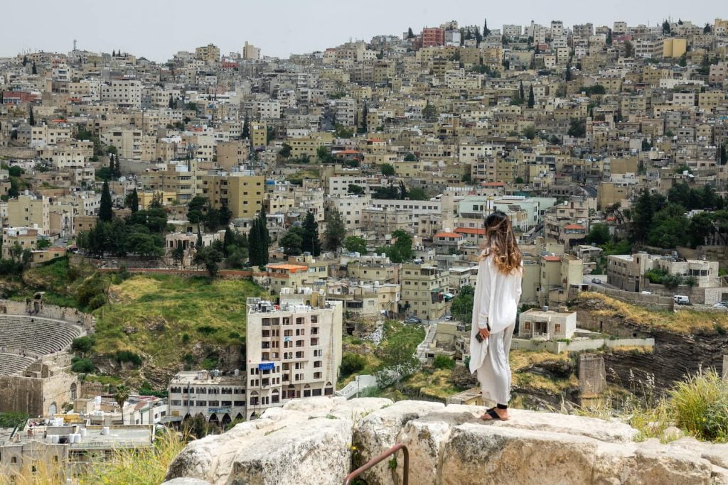 Amman, Jordan, where Levantine Arabic is spoken.