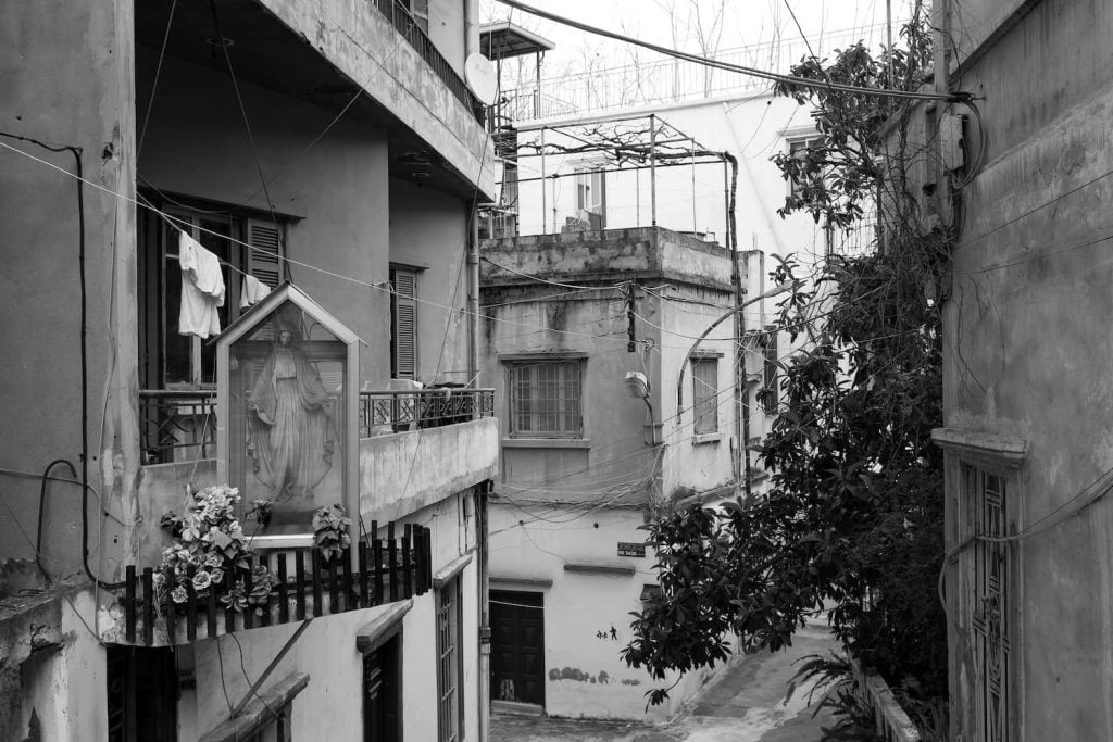 Streets of Beirut, where Levantine Arabic is spoken