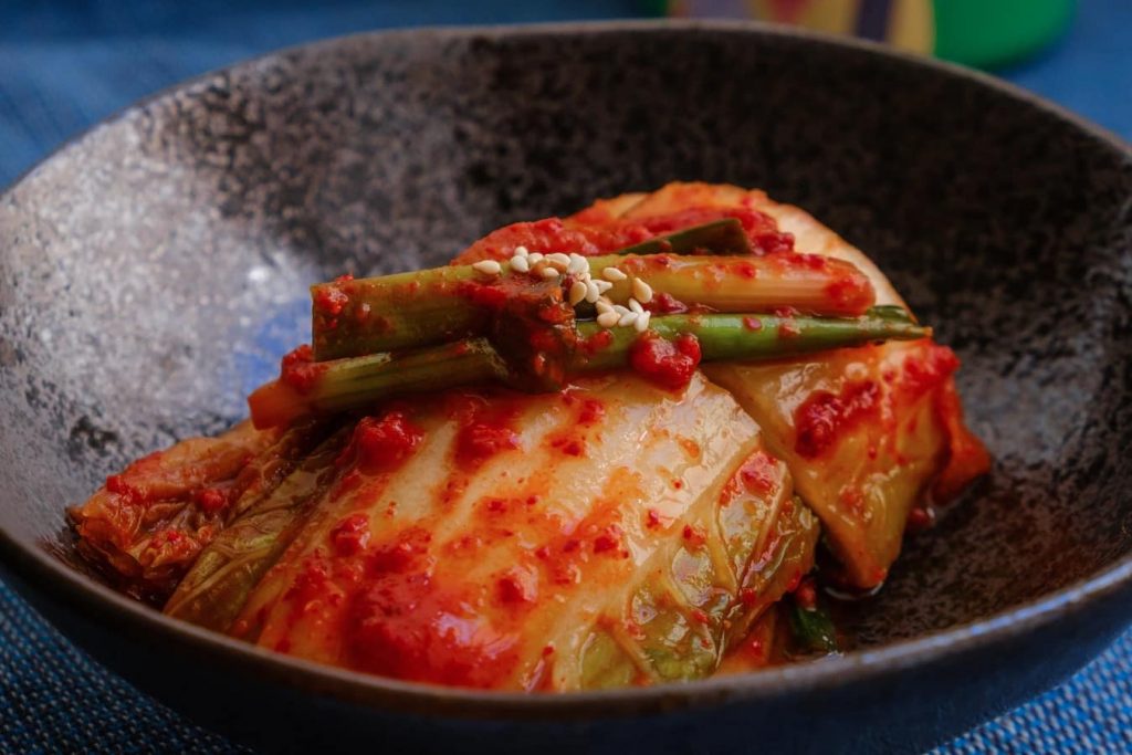 Kimchi, which is how you say cheese in Korean