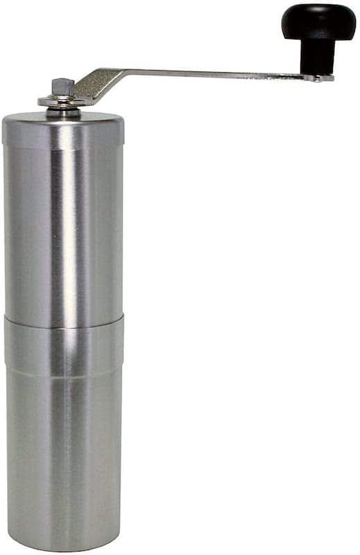 Portable coffee grinder that fits in AeroPress body