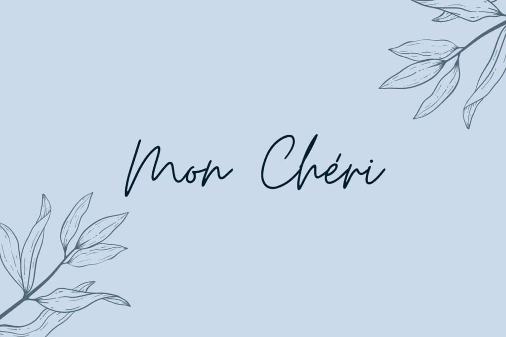 mon cheri meaning