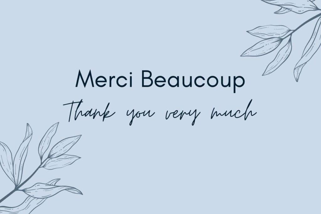 merci beaucoup meaning