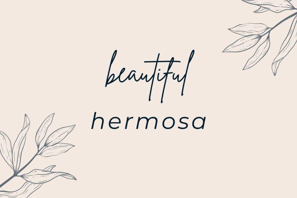 hermosa meaning spanish