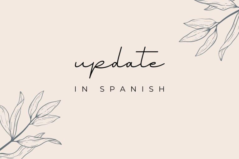 5 Fresh Ways to Say Update in Spanish