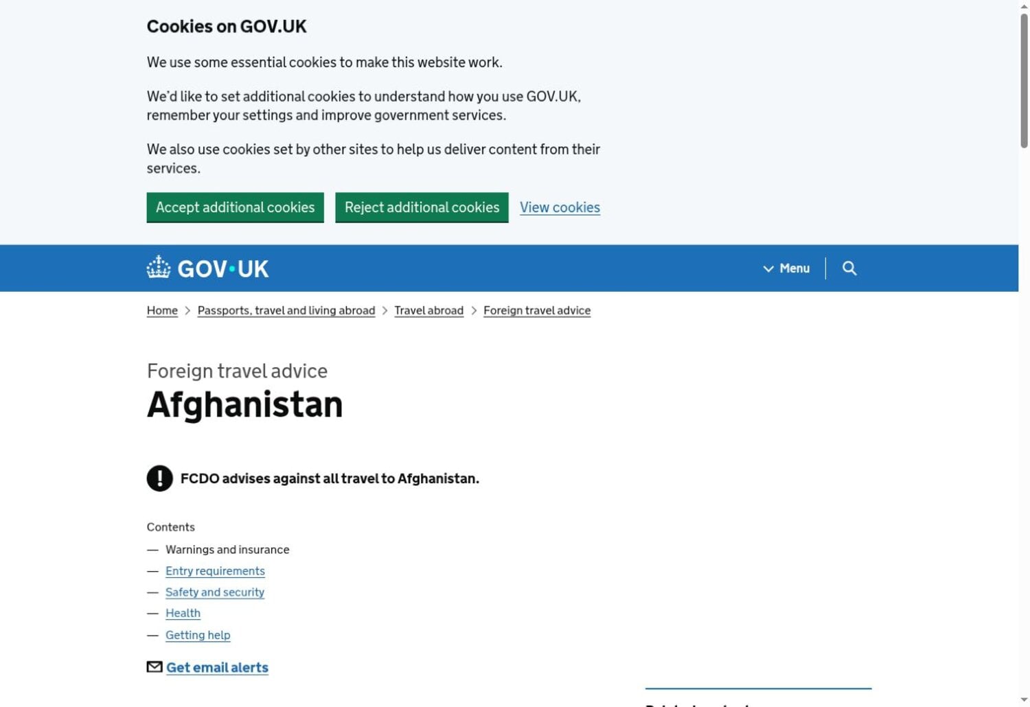 Where to Learn Persian Outside Iran 2 UK FCDO advice against all travel to Afghanistan in September 2026