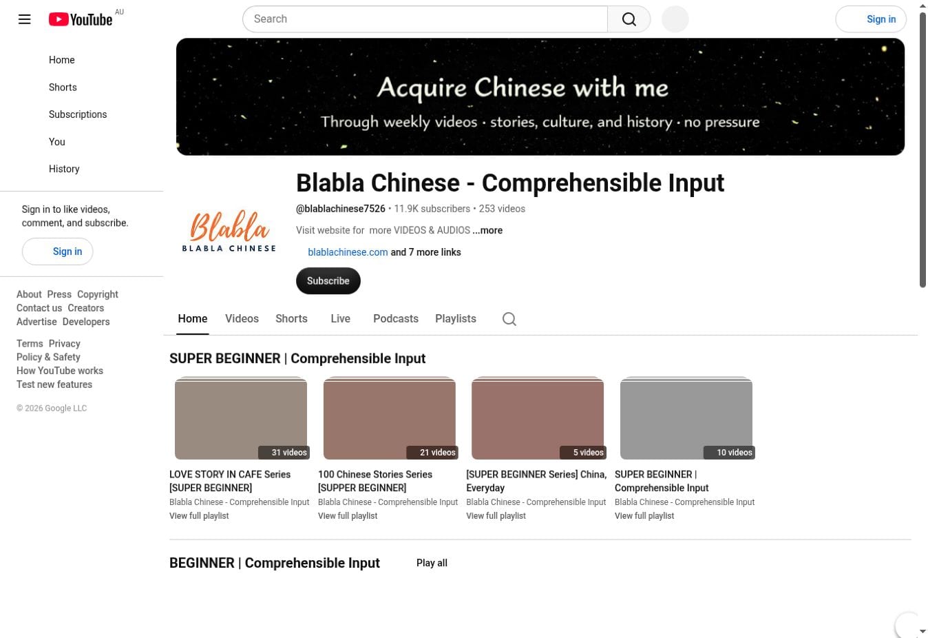 My Favourite YouTube Channels for Comprehensible Mandarin Chinese 6 BlaBla Chinese comprehensible input YouTube channel