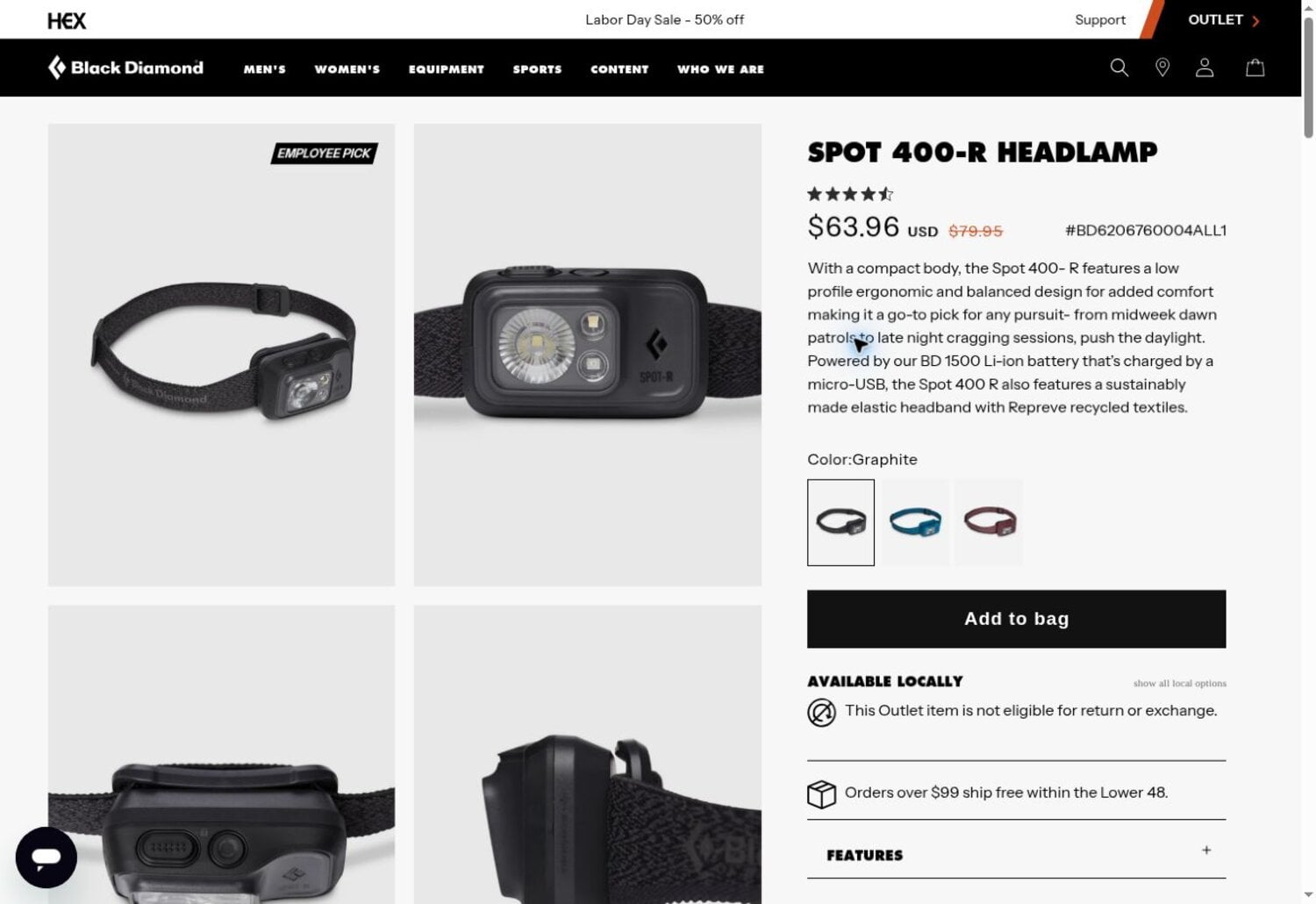 The Best Travel Gifts for Men — Ultimate List (2026) 18 Black Diamond Spot 400-R rechargeable headlamp