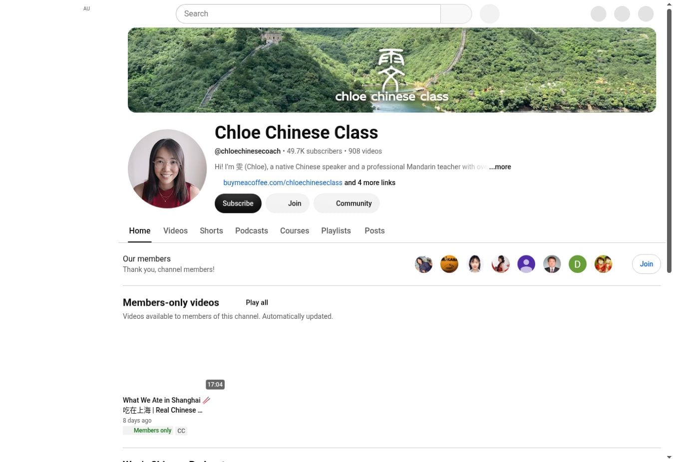 My Favourite YouTube Channels for Comprehensible Mandarin Chinese 4 Chloe Chinese Class YouTube channel