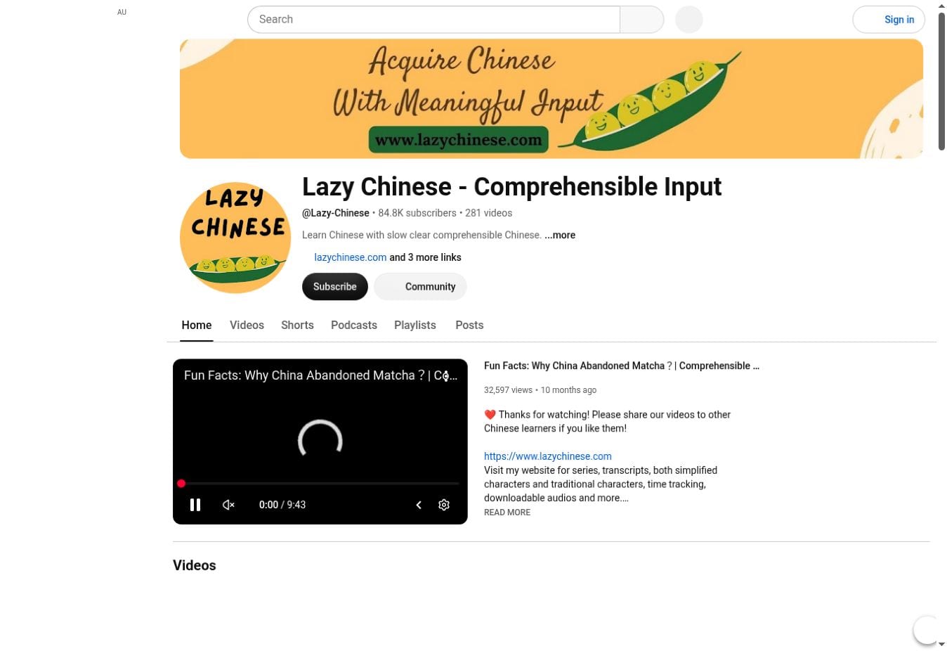 My Favourite YouTube Channels for Comprehensible Mandarin Chinese 2 Lazy Chinese comprehensible Mandarin YouTube channel