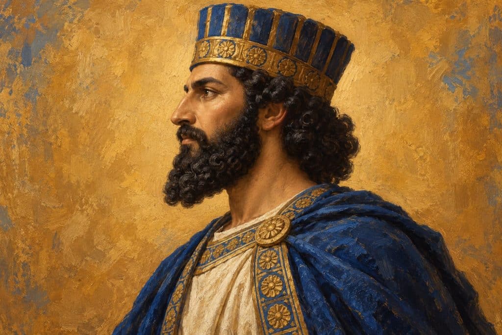 Persian vs Farsi vs Iranian vs Persia vs Fars vs Iran, Explained Finally and Forever 1 Imagined side-profile portrait of Cyrus the Great in an oil-painting style